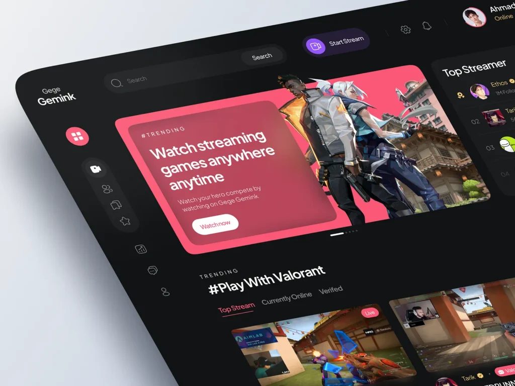 Website Features and Navigation